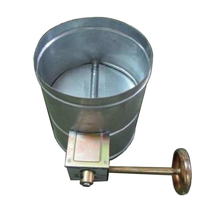 Van gió tròn trục vít